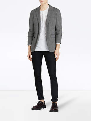 Burberry Soho Fit Cotton Wool Jersey Tailored Jacket