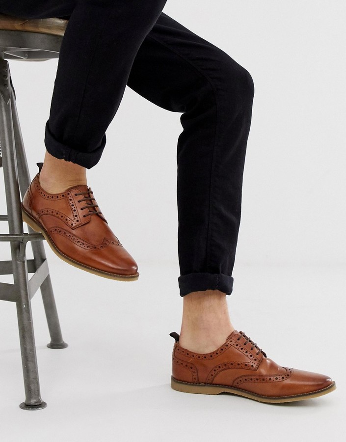 asos design brogue shoes