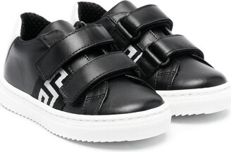 Versace Children 4G-tape touch-strap sneakers