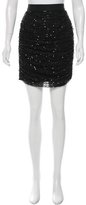 Thumbnail for your product : Dolce & Gabbana Sequin Ruched Mini Skirt w/ Tags