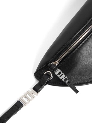 DSQUARED2 Logo-Plaque Leather Belt Bag