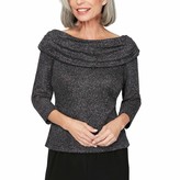Thumbnail for your product : Alex Evenings Women's Ruched Collar Blouse
