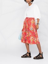 Thumbnail for your product : Comme des Garçons Comme des Garçons Floral-Print Midi Dress