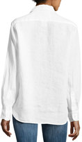 Thumbnail for your product : Frank And Eileen Eileen Button-Front Poplin Shirt, White