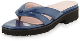 Thumbnail for your product : Taryn Rose Tacy Patent Thong Sandal, Blue