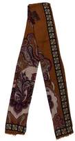 Thumbnail for your product : Etro Abstract Print Cashmere Blend Scarf