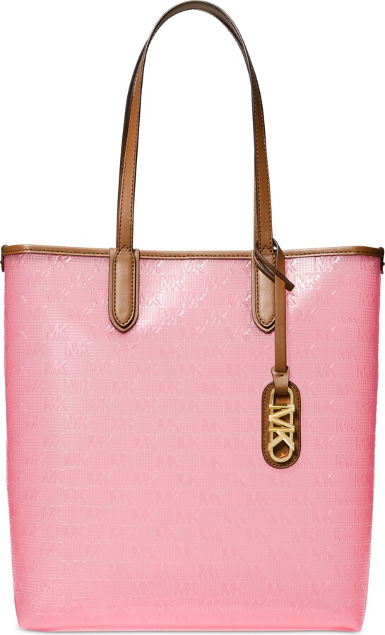 Michael Kors Kenly Large North South Tote Bag in Signature Coated