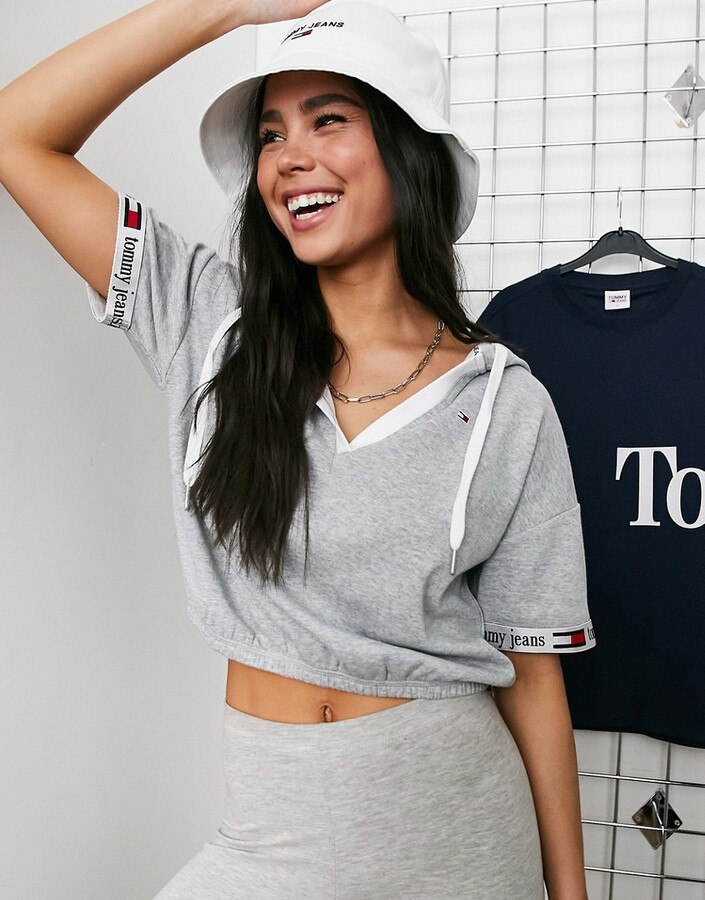 Tommy Hilfiger Women's Gray Sweatshirts & Hoodies on Sale | ShopStyle