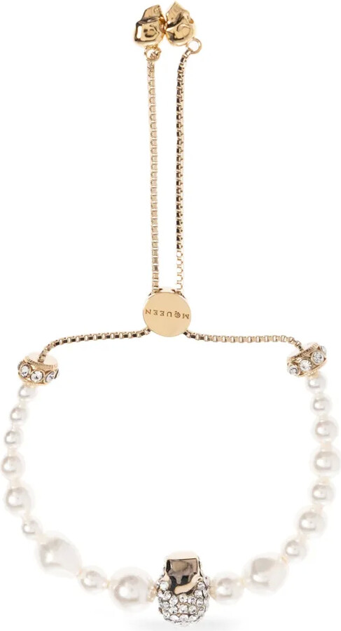 Alexander McQueen Pearl-Embellished Bracelet