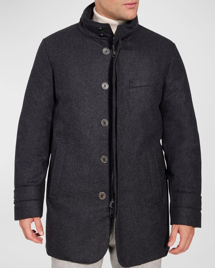 Mens Wool Car Coat | ShopStyle CA