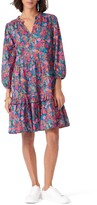 Thumbnail for your product : J.Crew Liberty(R) Ruffle Neck Tiered Popover Dress