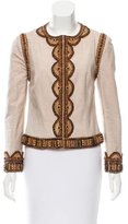 Thumbnail for your product : Andrew Gn Beaded Silk Jacket