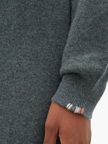 Thumbnail for your product : Extreme Cashmere - No.106 Weird Wave Stretch-cashmere Sweater Dress - Khaki