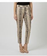 Thumbnail for your product : Green Cream Anita and Snakeskin Print Trousers