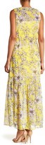 Thumbnail for your product : ECI V-Neck Floral Print Maxi Dress