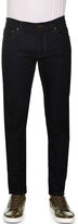 Thumbnail for your product : Dolce & Gabbana Five-Pocket Slim-Fit Jeans with Embroidered Pocket, Navy