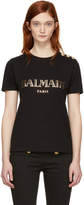 Balmain - T-shirt à logo noir 