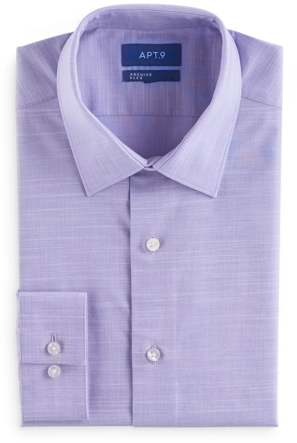 apt 9 premier flex slim fit dress shirt