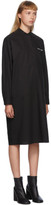 Thumbnail for your product : MM6 MAISON MARGIELA Black Poplin Pocket Dress