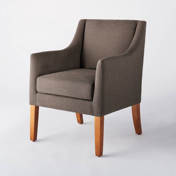 Threshold designed w/Studio McGee Clearfield Swoop Arm Dining Chair Dark Gray Threshold