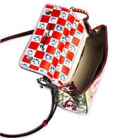 Thumbnail for your product : Dolce & Gabbana Sicily Tile-Print Leather Top Handle Satchel