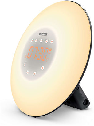 Philips HF3506/66 Wake-up Light with Natural Sounds, FM Radio & Bedside Lamp