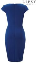 Thumbnail for your product : Lipsy Embellished Neck Pleat Dress