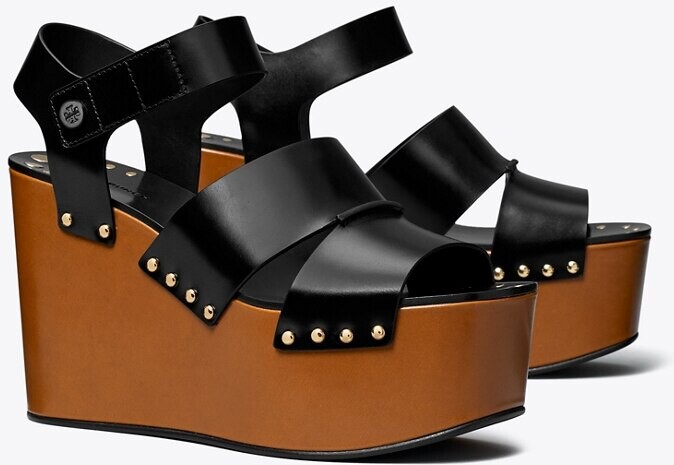 Studded Platform Wedge