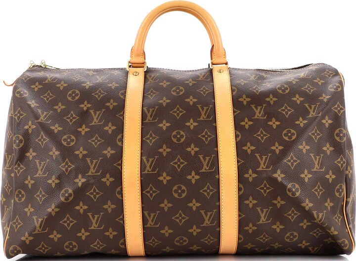 Louis Vuitton Keepall Bag Monogram Canvas 50 - ShopStyle Travel Duffels &  Totes
