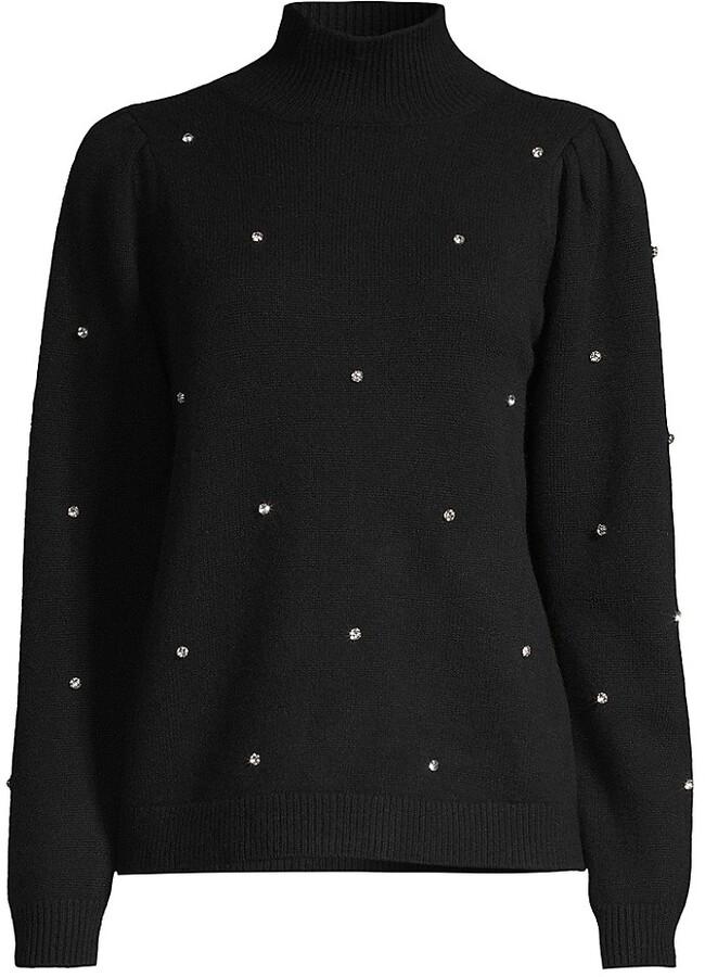 Milly Crystal-Embellished Sweater - ShopStyle