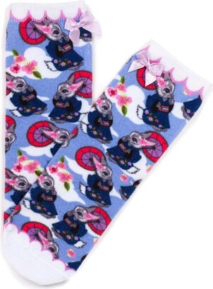 Irregular Choice Blossom Bunny - Socks - Size Uk4-7