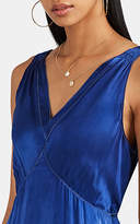 Thumbnail for your product : Raquel Allegra Women's Kate Tie-Dyed Silk Satin Slipdress - Blue
