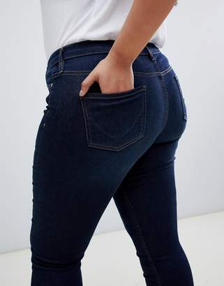 Oasis Plus Curve skinny jeans in dark wash