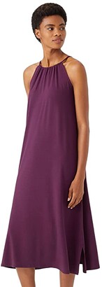 Eileen Fisher Petite Full-Length Halter Dress in Fine Jersey - ShopStyle