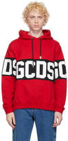 Thumbnail for your product : GCDS Red Band Logo Hoodie
