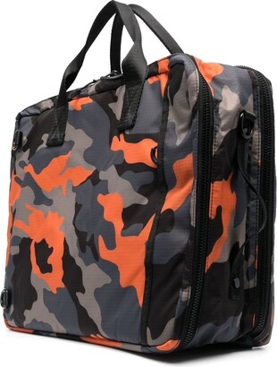 DSQUARED2 Camouflage Top-Handle Laptop Bag