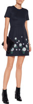 Thumbnail for your product : Markus Lupfer Ditsy Daisy Floral-Embroidered Jersey Mini Dress