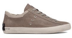 Crime London Men's Brown Leather Sneakers.