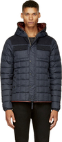 Thumbnail for your product : Duvetica Navy Quilted Eumeleo Jacket