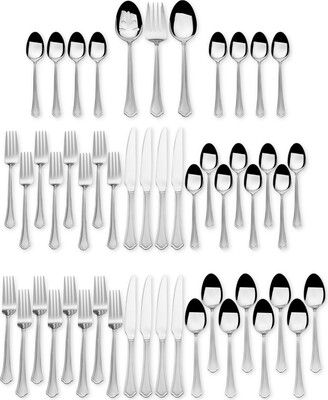 International Silver International Silver, Stainless Steel 51-Pc. Capri Frost Finish, Created for Macy's