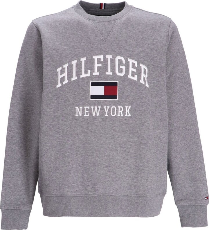 Tommy Hilfiger Men's Gray Sweatshirts & Hoodies | ShopStyle