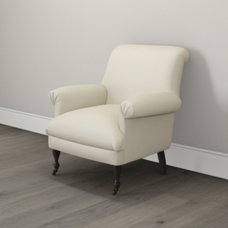 The White Company Draycott Scroll-Back Cotton Chair
