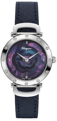 ferragamo diamond watch