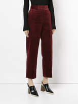 Thumbnail for your product : H Beauty&Youth cropped high-waisted trousers