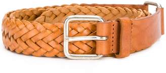 Jean Paul Gaultier Knott intrecciato weave buckle belt