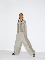 Thumbnail for your product : Raey Patchwork Suede Jumpsuit