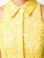 Thumbnail for your product : Erika Cavallini Embroidered Lace Flared Dress