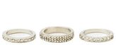 Thumbnail for your product : Charlotte Russe Rhinestone Band Rings - 3 Pack