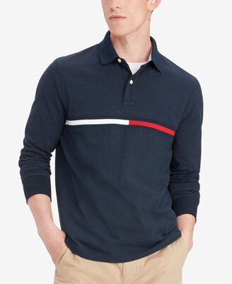 Tommy Hilfiger Men's Tanner Long-Sleeve Polo Shirt - ShopStyle