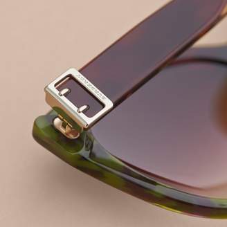 Burberry Buckle Detail Cat-eye Frame Sunglasses